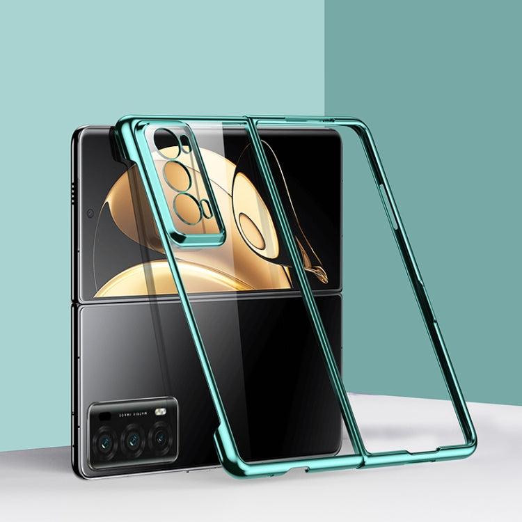 For Honor Magic V2 Ultra-thin Plating PC Phone Case(Green) - Honor Cases by PMC TechLife | Online Shopping South Africa | PMC TechLife | Buy Now Pay Later Mobicred