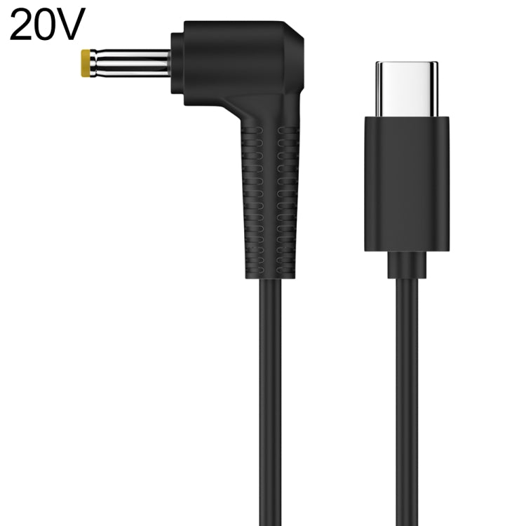 20V 4.0 x 1.7mm DC Power to Type-C Adapter Cable - Cable & Adapters by PMC TechLife | Online Shopping South Africa | PMC TechLife | Buy Now Pay Later Mobicred