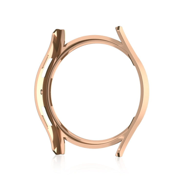 For Samsung Galaxy Watch 6 44mm Diamond Hollow PC Watch Protective Case(Rose Gold) - Watch Cases by PMC Jewellery | Online Shopping South Africa | PMC Jewellery