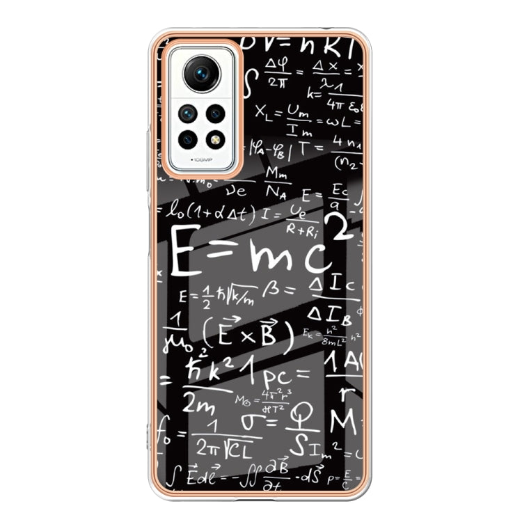 For Xiaomi Redmi Note 12 Pro 4G Global Electroplating Marble Dual-side IMD Phone Case(Equation) - Xiaomi Cases by PMC TechLife | Online Shopping South Africa | PMC TechLife | Buy Now Pay Later Mobicred