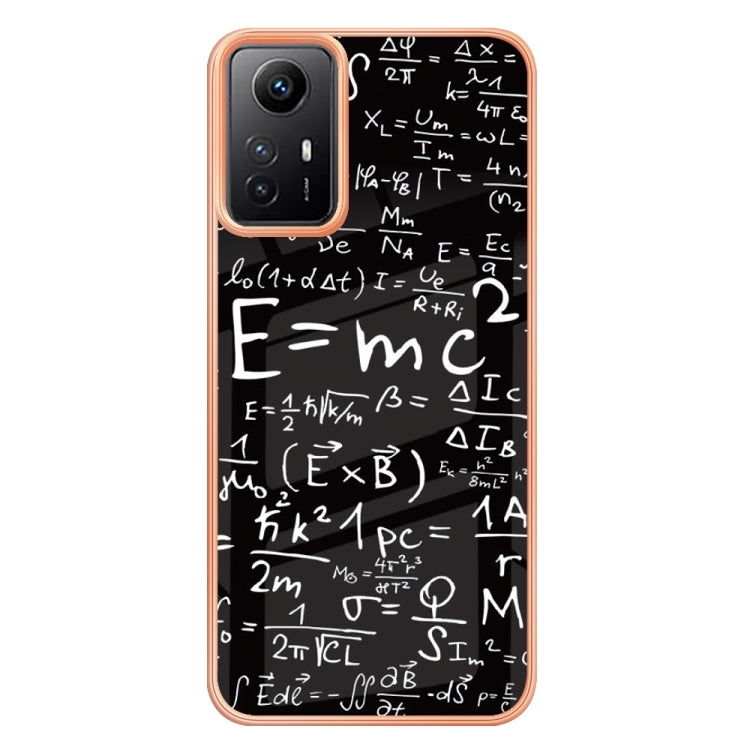 Xiaomi Redmi Note 12S 4G Electroplating Marble Dual-side IMD Phone Case(Equation) - Xiaomi Cases by PMC Jewellery | Online Shopping South Africa | PMC Jewellery | Buy Now Pay Later Mobicred