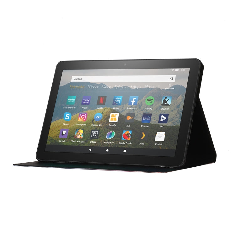 For Amazon Kindle Fire Max 11 Colored Drawing Smart Leather Tablet Case(Mermaid) - Amazon by PMC TechLife | Online Shopping South Africa | PMC TechLife | Buy Now Pay Later Mobicred