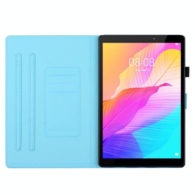 For Amazon Kindle Fire Max 11 Coloured Drawing Stitching Smart Leather Tablet Case(Little Deer) - Amazon by PMC TechLife | Online Shopping South Africa | PMC TechLife | Buy Now Pay Later Mobicred