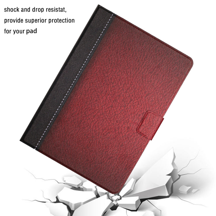 For Amazon Kindle Fire Max 11 Solid Color Stitching Smart Leather Tablet Case(Red) - Amazon by PMC TechLife | Online Shopping South Africa | PMC TechLife | Buy Now Pay Later Mobicred