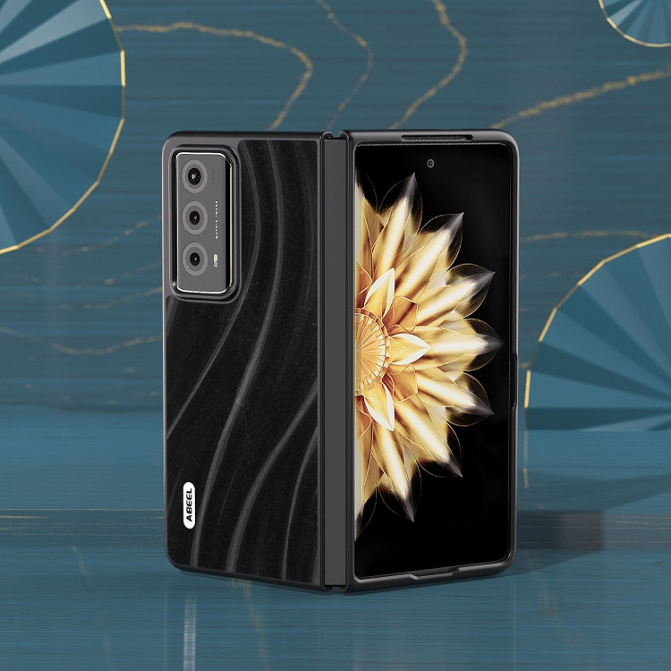 For Honor Magic V2 ABEEL Galactic Pattern Protective Phone Case(Black) - Honor Cases by PMC Jewellery | Online Shopping South Africa | PMC Jewellery | Buy Now Pay Later Mobicred