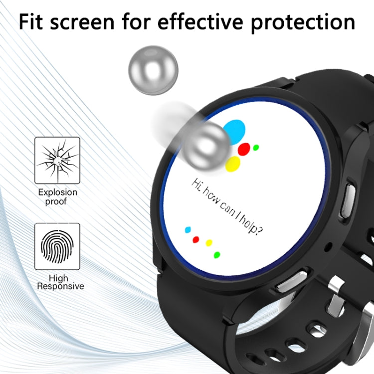 For Samsung Galaxy Watch 6 40mm Half-inclusive PC Watch Protective Case(White) - Watch Cases by PMC Jewellery | Online Shopping South Africa | PMC Jewellery