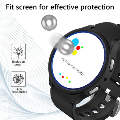 For Samsung Galaxy Watch 6 40mm Half-inclusive PC Watch Protective Case(White) - Watch Cases by PMC Jewellery | Online Shopping South Africa | PMC Jewellery