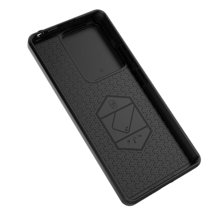 For Xiaomi Redmi Note 13 Pro 4G Global Sliding Camshield TPU + PC Shockproof Phone Case with Holder(Purple) - Note 13 Pro Cases by PMC TechLife | Online Shopping South Africa | PMC TechLife | Buy Now Pay Later Mobicred
