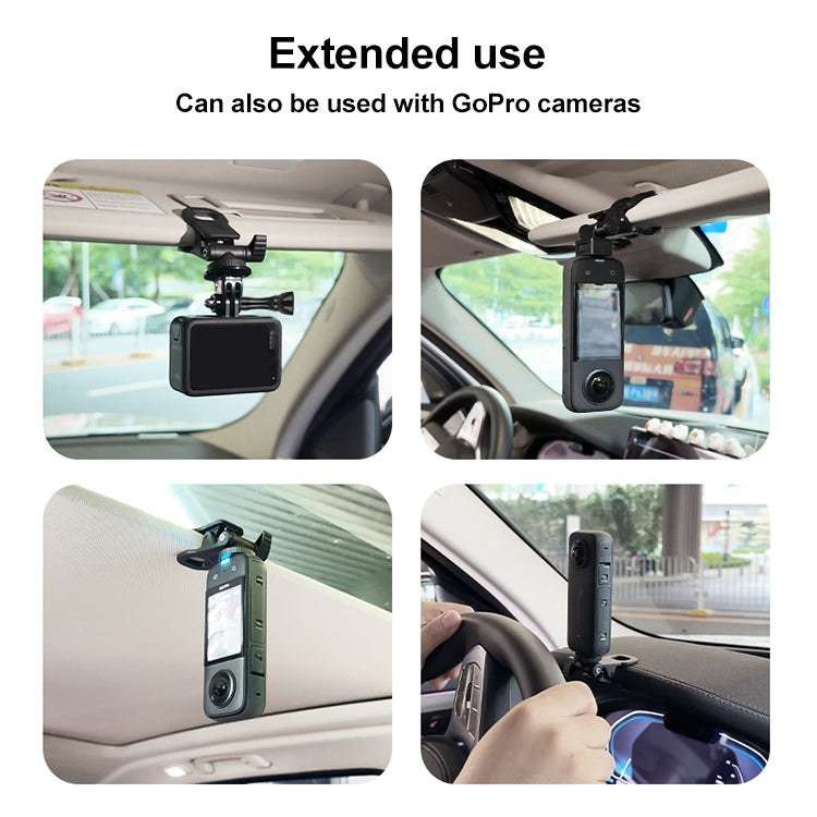 Car Sun Visor Bracket Type A Phone Clamp Mount - Car Holders by PMC TechLife | Online Shopping South Africa | PMC TechLife | Buy Now Pay Later Mobicred