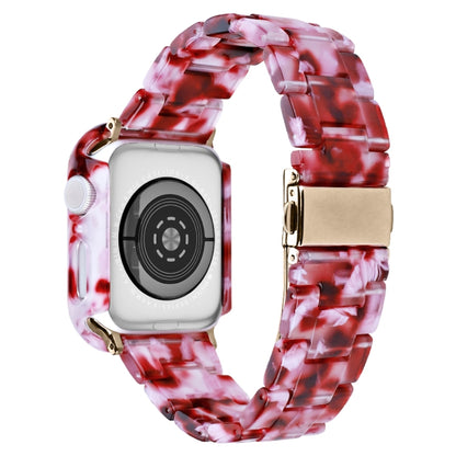 For Apple Watch Ultra 2 / Ultra 49mm Printed Resin PC Watch Band Case Kit(Peach Pink) - Watch Cases by PMC Jewellery | Online Shopping South Africa | PMC Jewellery | Buy Now Pay Later Mobicred