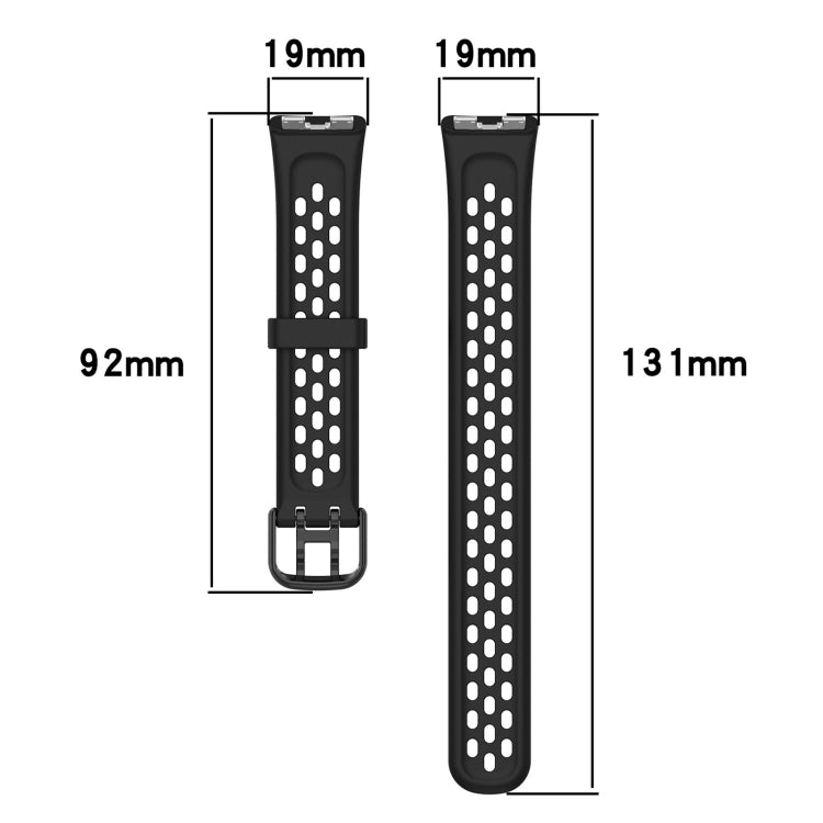 For Huawei Band 8 Solid Color Breathable Silicone Watch Band(Purple) - Watch Bands by PMC TechLife | Online Shopping South Africa | PMC TechLife