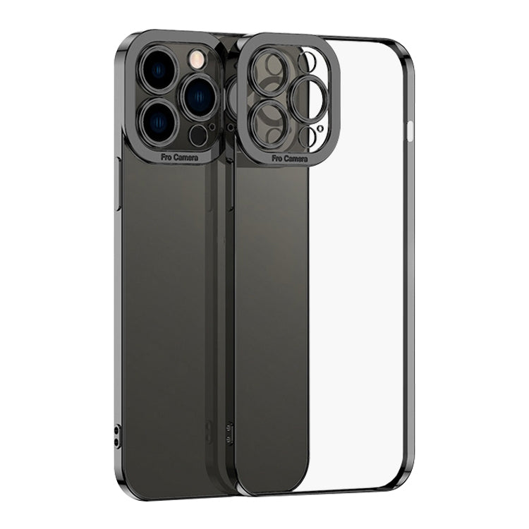 For iPhone 15 Pro Max Electroplating TPU Phone Case(Black) - iPhone 15 Pro Max Cases by PMC TechLife | Online Shopping South Africa | PMC TechLife