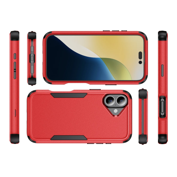 For iPhone 16 Plus Commuter Shockproof TPU + PC Phone Case(Red+Black) - iPhone 16 Plus Cases by PMC TechLife | Online Shopping South Africa | PMC TechLife | Buy Now Pay Later Mobicred