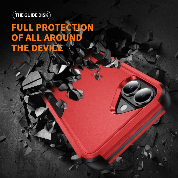 For iPhone 16 Plus Commuter Shockproof TPU + PC Phone Case(Red+Black) - iPhone 16 Plus Cases by PMC TechLife | Online Shopping South Africa | PMC TechLife | Buy Now Pay Later Mobicred