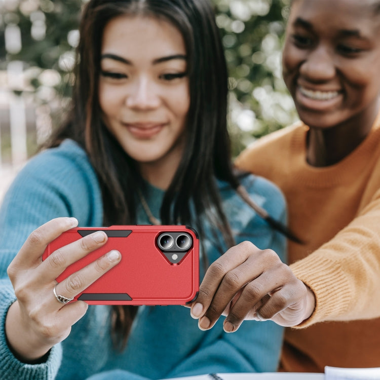 For iPhone 16 Plus Commuter Shockproof TPU + PC Phone Case(Red+Black) - iPhone 16 Plus Cases by PMC TechLife | Online Shopping South Africa | PMC TechLife | Buy Now Pay Later Mobicred
