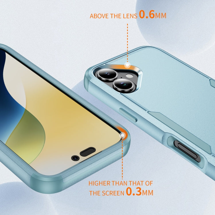 For iPhone 16 Plus Commuter Shockproof TPU + PC Phone Case(Grey Green) - iPhone 16 Plus Cases by PMC TechLife | Online Shopping South Africa | PMC TechLife | Buy Now Pay Later Mobicred