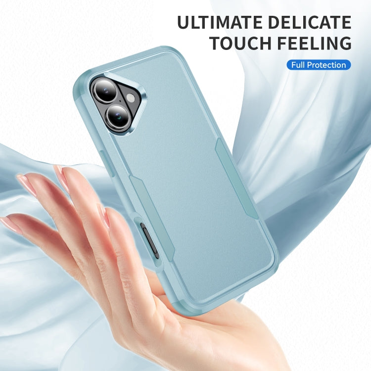 For iPhone 16 Plus Commuter Shockproof TPU + PC Phone Case(Grey Green) - iPhone 16 Plus Cases by PMC TechLife | Online Shopping South Africa | PMC TechLife | Buy Now Pay Later Mobicred