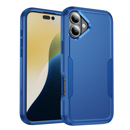 For iPhone 16 Commuter Shockproof TPU + PC Phone Case(Royal Blue) - iPhone 16 Cases by PMC Jewellery | Online Shopping South Africa | PMC Jewellery | Buy Now Pay Later Mobicred