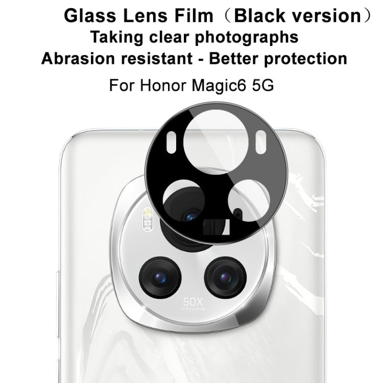 For Honor Magic6 5G IMAK Rear Camera Lens Glass Film Black Version - Other by imak | Online Shopping South Africa | PMC Jewellery | Buy Now Pay Later Mobicred