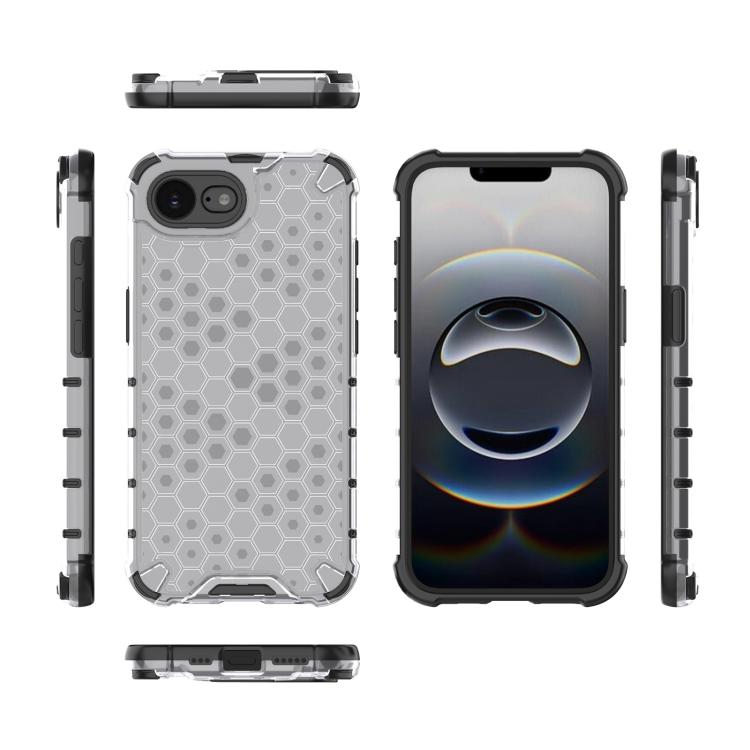 For iPhone 16e Honeycomb Shockproof Phone Case(White) - iPhone 16e Cases by PMC TechLife | Online Shopping South Africa | PMC TechLife | Buy Now Pay Later Mobicred