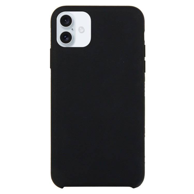 Solid Silicone Phone Case For iPhone 16(Black) - free shipping - PMC TechLife - Order now!