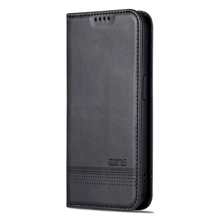 For iPhone 16 Pro Max AZNS Magnetic Calf Texture Flip Leather Phone Case(Black) - iPhone 16 Pro Max Cases by AZNS | Online Shopping South Africa | PMC Jewellery | Buy Now Pay Later Mobicred