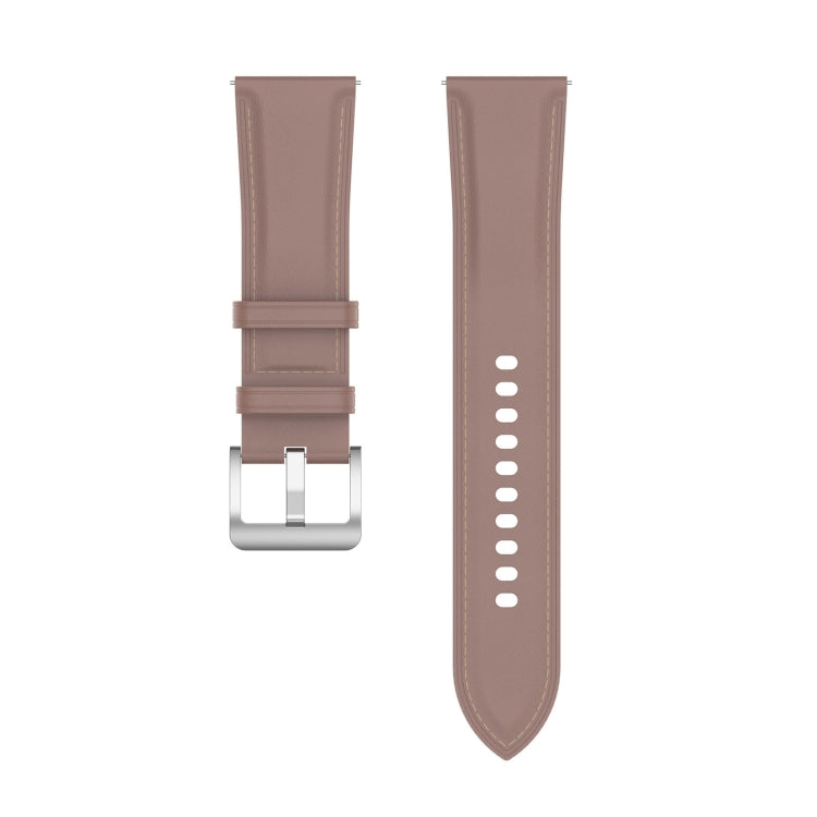 For Samsung Galaxy Watch 6 / 6 Classic Leather Replacement Watch Band(Dark Pink) - free shipping - PMc TechLife - Order now!