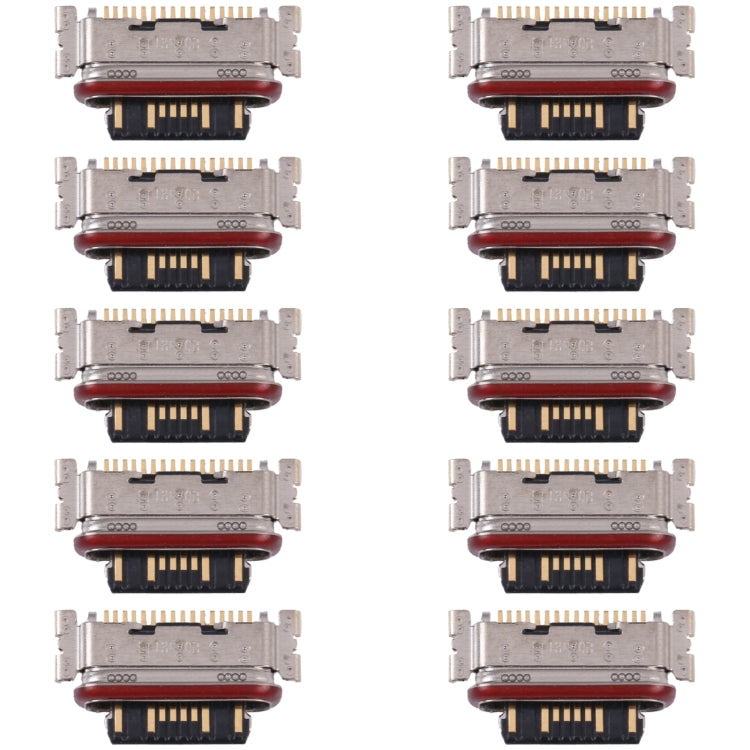For Xiaomi Redmi 10C 10 PCS Charging Port Connector - Tail Connector by PMC Jewellery | Online Shopping South Africa | PMC Jewellery | Buy Now Pay Later Mobicred