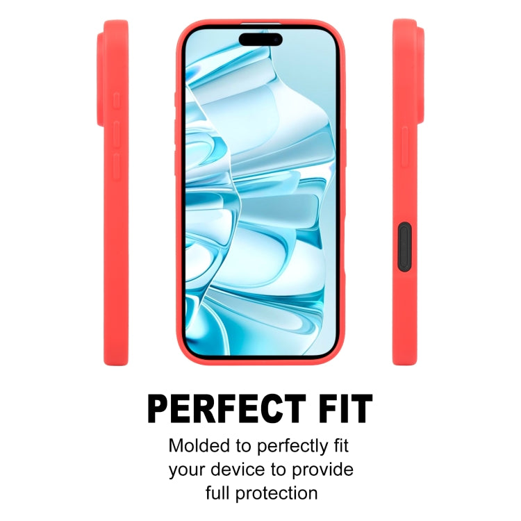 For iPhone 16 GOOSPERY SOFT FEELING Liquid TPU Soft Phone Case(Red) - iPhone 16 Cases by GOOSPERY | Online Shopping South Africa | PMC Jewellery | Buy Now Pay Later Mobicred