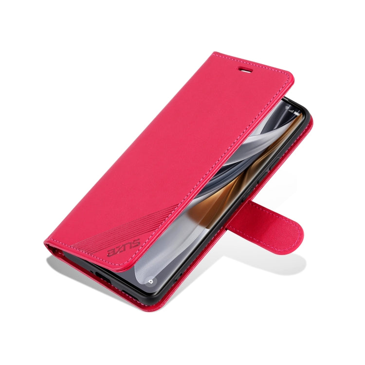 For Huawei Pura 70 AZNS Sheepskin Texture Flip Leather Phone Case(Red) - Huawei Cases by AZNS | Online Shopping South Africa | PMC Jewellery | Buy Now Pay Later Mobicred