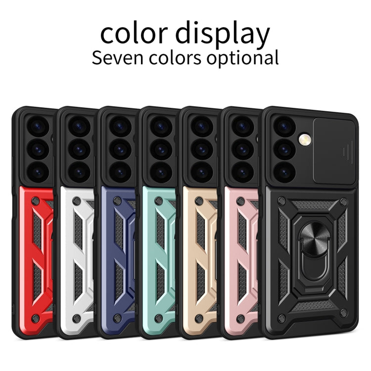 For Samsung Galaxy S24 5G Sliding Camera Cover Design TPU+PC Phone Case(Black) - Galaxy S24 5G Cases by PMC TechLife | Online Shopping South Africa | PMC TechLife | Buy Now Pay Later Mobicred