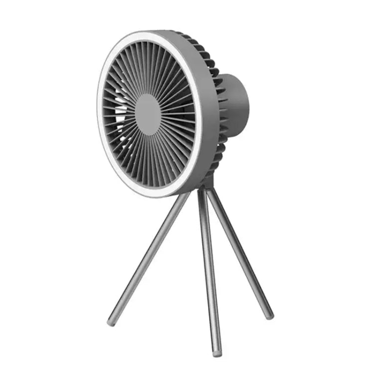 DQ212 10000mAh Outdoor Portable Camping Fan Tent Hanging Vertical Light(Black Grey) - Electric Fans by PMC Jewellery | Online Shopping South Africa | PMC Jewellery | Buy Now Pay Later Mobicred