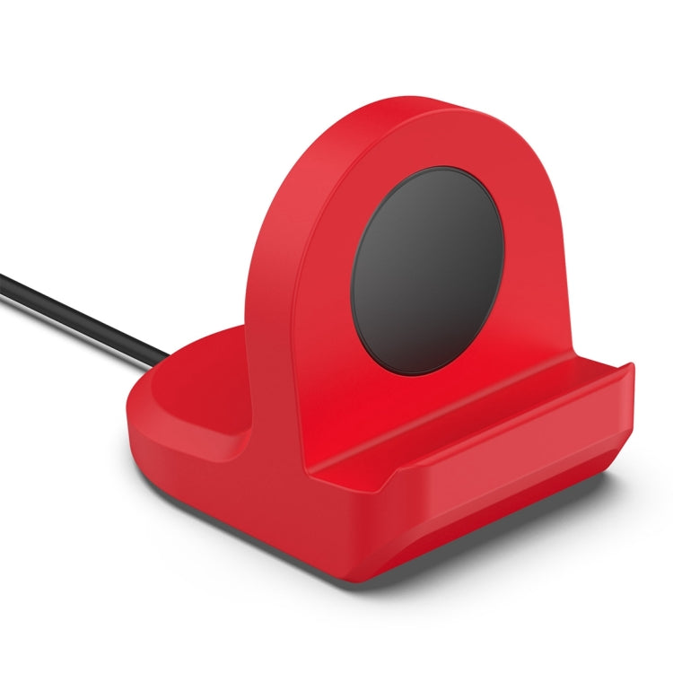 For Samsung Galaxy Watch 6 / 6 Classic Smart Watch Silicone Charging Bracket(Red) - Charger by PMC TechLife | Online Shopping South Africa | PMC TechLife
