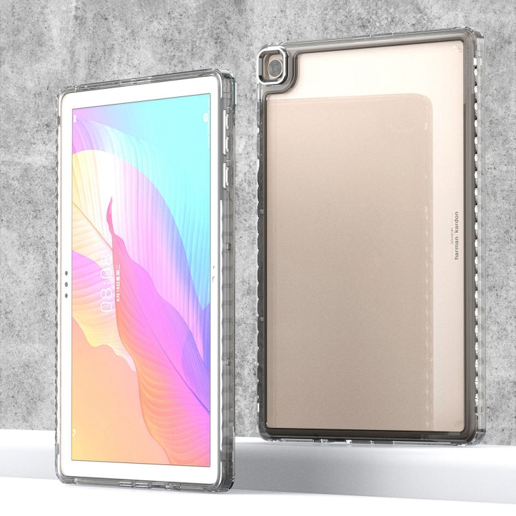 For Huawei MatePad T10 / T10S Clear Acrylic Shockproof Tablet Case(Black) - Huawei by PMC TechLife | Online Shopping South Africa | PMC TechLife | Buy Now Pay Later Mobicred