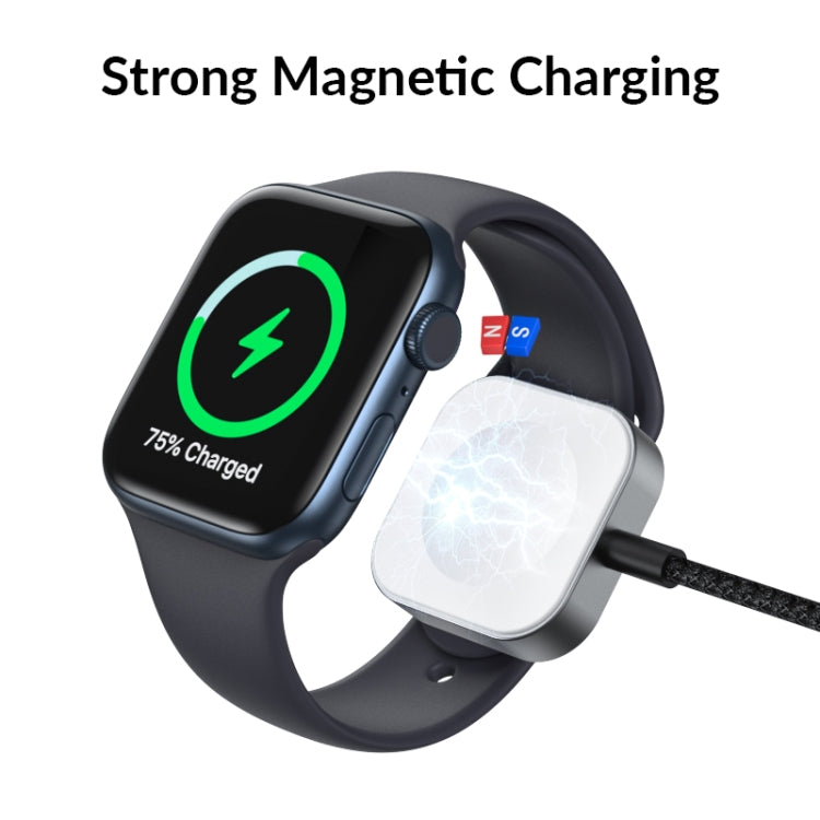 For Apple Watch Type-C Interface Magnetic Charger(Black) - Charger / Holder by PMC TechLife | Online Shopping South Africa | PMC TechLife | Buy Now Pay Later Mobicred