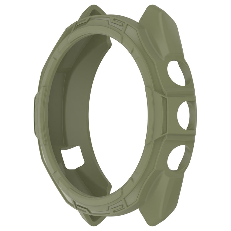 For Garmin Approach S70 47mm Armor Hollow Watch Protective Case(Green) - Watch Cases by PMC Jewellery | Online Shopping South Africa | PMC Jewellery