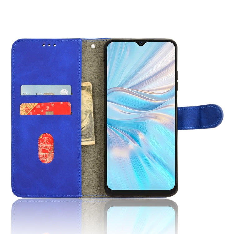 For Blackview OSCAL C70 Skin Feel Magnetic Flip Leather Phone Case(Blue) - More Brand by PMC Jewellery | Online Shopping South Africa | PMC Jewellery