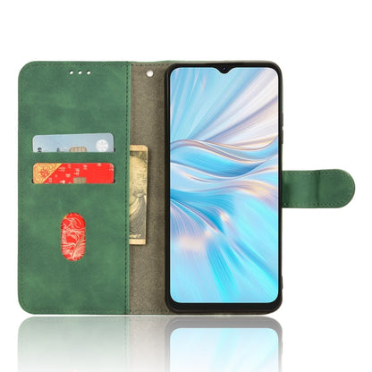 For Blackview OSCAL C70 Skin Feel Magnetic Flip Leather Phone Case(Green) - More Brand by PMC Jewellery | Online Shopping South Africa | PMC Jewellery