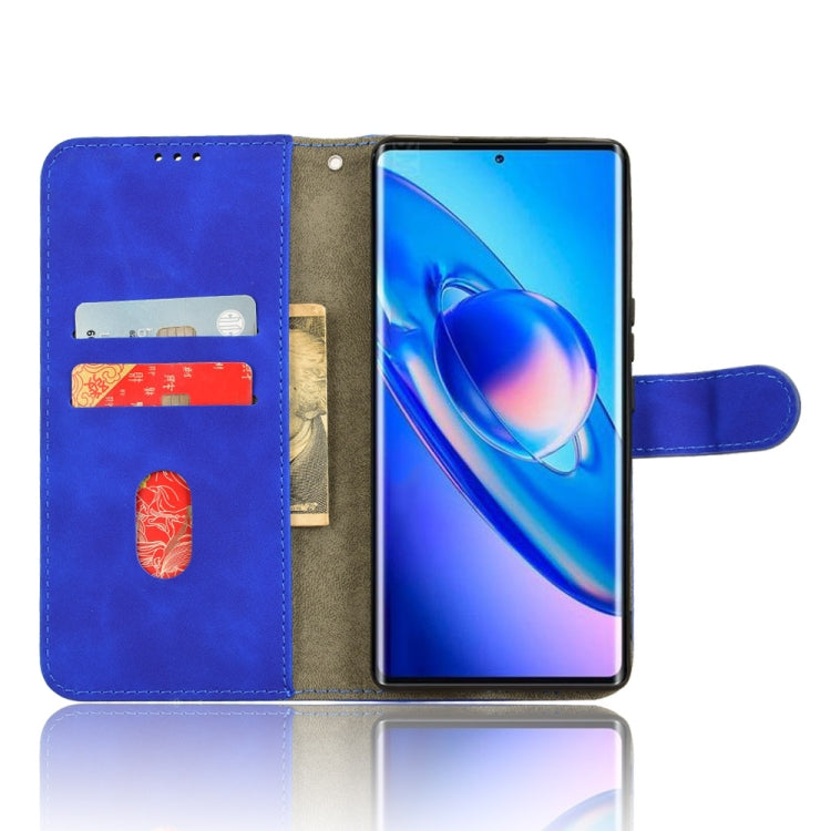 For Blackview A200 Pro Skin Feel Magnetic Flip Leather Phone Case(Blue) - More Brand by PMC TechLife | Online Shopping South Africa | PMC TechLife | Buy Now Pay Later Mobicred
