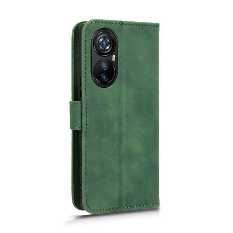 For Blackview A200 Pro Skin Feel Magnetic Flip Leather Phone Case(Green) - More Brand by PMC Jewellery | Online Shopping South Africa | PMC Jewellery