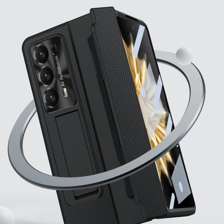 For Honor Magic V2 Shield Series Integrated Folding Phone Case(Pink) - Honor Cases by PMC TechLife | Online Shopping South Africa | PMC TechLife | Buy Now Pay Later Mobicred