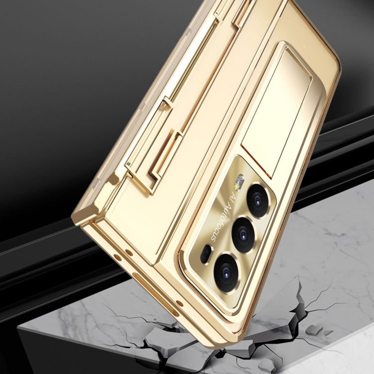 For Honor Magic V2 Phantom Armor Series Integrated Folding Phone Case(Gold) - Honor Cases by PMC TechLife | Online Shopping South Africa | PMC TechLife