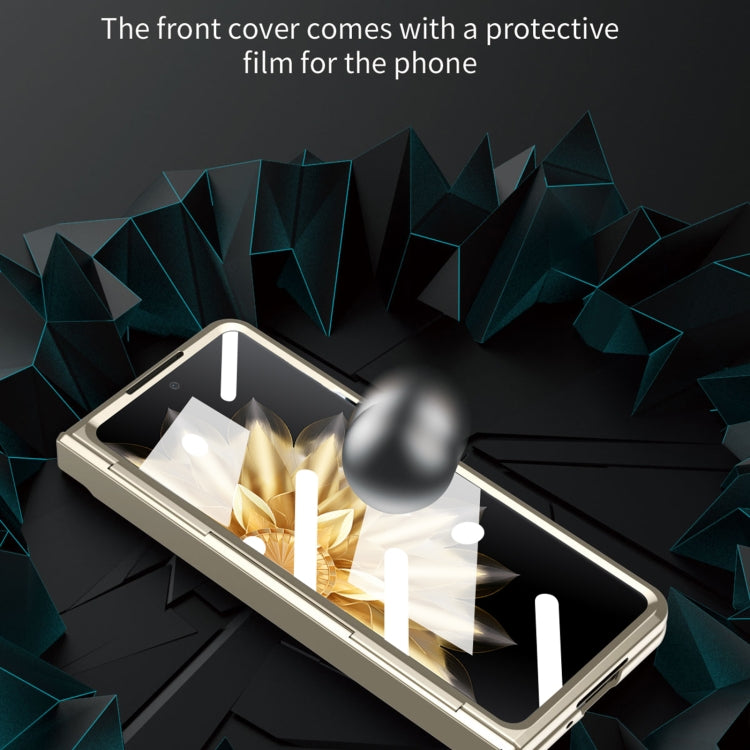 For Honor Magic V2 Integrated Folding Phone Case with Hinge(Blue) - Honor Cases by PMC TechLife | Online Shopping South Africa | PMC TechLife | Buy Now Pay Later Mobicred