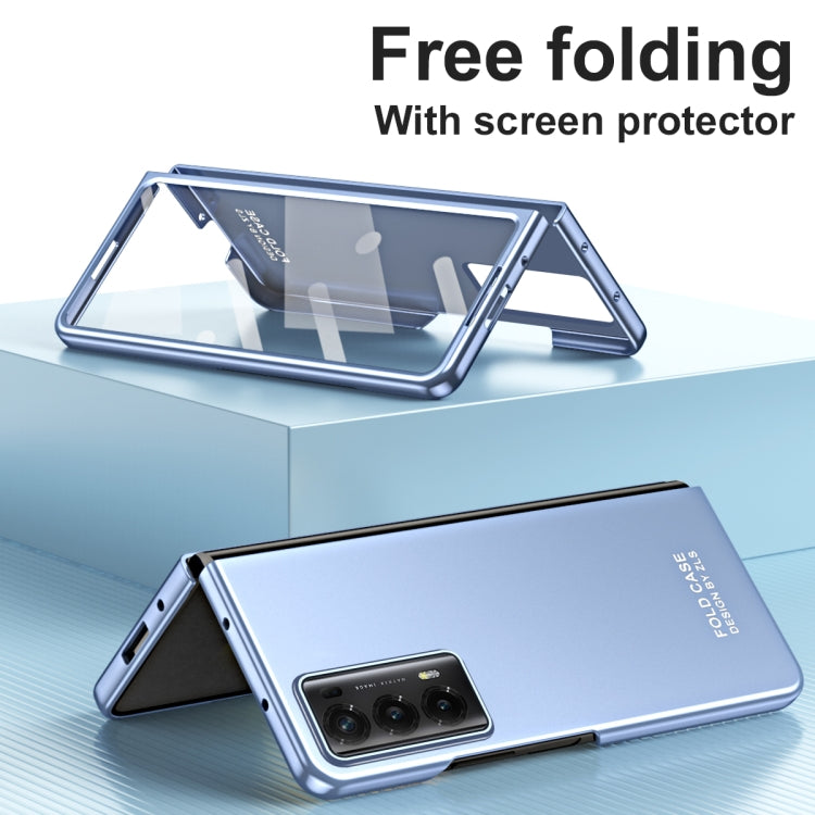 For Honor Magic V2 Integrated AG Matte Folding Phone Case(Black) - Honor Cases by PMC TechLife | Online Shopping South Africa | PMC TechLife | Buy Now Pay Later Mobicred