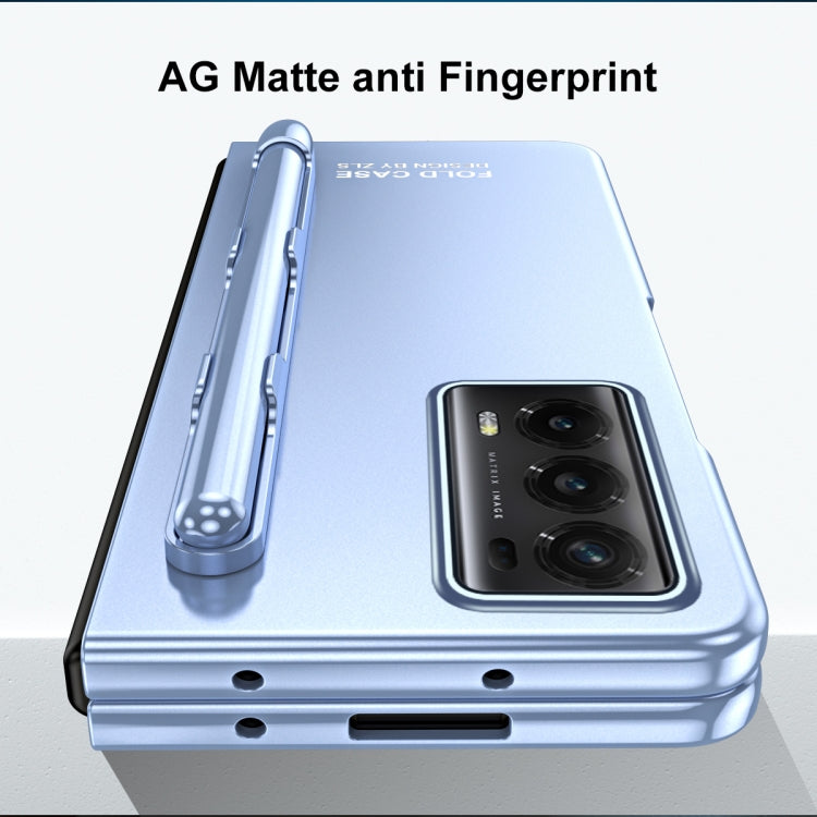 For Honor Magic V2 Integrated AG Matte Folding Phone Case(Black) - Honor Cases by PMC TechLife | Online Shopping South Africa | PMC TechLife | Buy Now Pay Later Mobicred