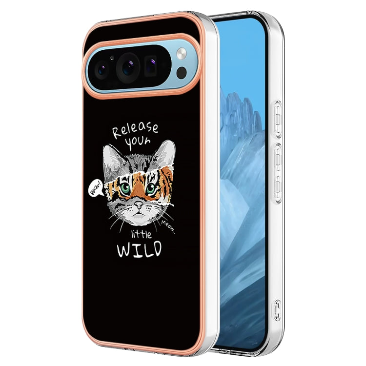 For Google Pixel 9 / 9 Pro Electroplating Dual-side IMD Phone Case(Natural Growth) - Google Cases by PMC TechLife | Online Shopping South Africa | PMC TechLife | Buy Now Pay Later Mobicred