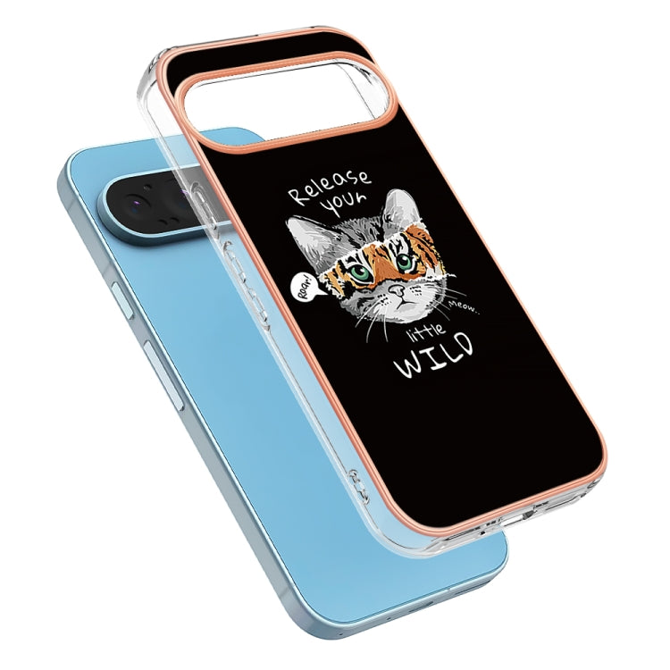 For Google Pixel 9 / 9 Pro Electroplating Dual-side IMD Phone Case(Natural Growth) - Google Cases by PMC TechLife | Online Shopping South Africa | PMC TechLife | Buy Now Pay Later Mobicred
