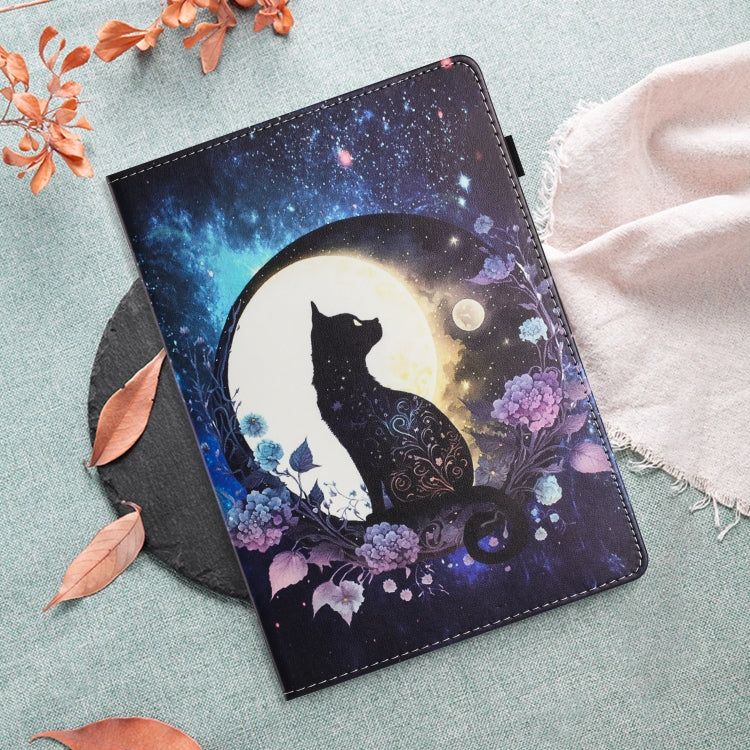 For Amazon Kindle Fire HD 8 2020 2022 Sewing Litchi Texture Smart Leather Tablet Case(Cat) - Amazon by PMC TechLife | Online Shopping South Africa | PMC TechLife | Buy Now Pay Later Mobicred