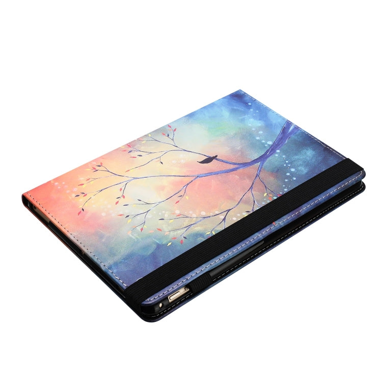 For Amazon Kindle Fire HD 10 2021 Sewing Litchi Texture Smart Leather Tablet Case(Oil Painting Tree) - Amazon by PMC TechLife | Online Shopping South Africa | PMC TechLife | Buy Now Pay Later Mobicred