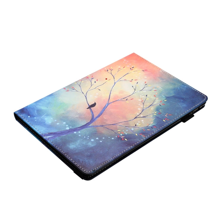 For Lenovo Tab M10 Sewing Litchi Texture Smart Leather Tablet Case(Oil Painting Tree) - Lenovo by PMC TechLife | Online Shopping South Africa | PMC TechLife | Buy Now Pay Later Mobicred